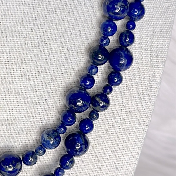 Jay King Mine Finds Lapis Lazuli Beaded Necklace - Picture 3 of 9